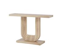 xiuling4568 Consolle Ingresso Tavolo d'ingresso, tavolo consolle da 39" con base geometrica, tavolo stretto for divano dietro il divano Tavolo Consolle