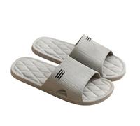 xiuling4568 Slippers Pantofole Interno Suola Morbida Uomo Donna Scarpe Estive Casa Antiscivolo Bagno Chaussons(Grey,40-41)