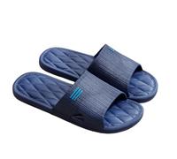 xiuling4568 Slippers Pantofole Interno Suola Morbida Uomo Donna Scarpe Estive Casa Antiscivolo Bagno Chaussons(Blue,42-43)