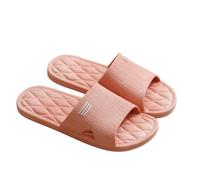 xiuling4568 Slippers Pantofole Interno Suola Morbida Uomo Donna Scarpe Estive Casa Antiscivolo Bagno Chaussons(Pink,36-37)