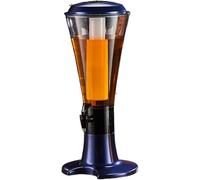 XIUNYIE Erogatore di Succo per Feste, Distributore di Bevande con Tubo Ghiaccio e Acqua per Bar di Casa, Blu, 23,5x52,5 cm