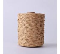 XIUPO 280 M Paglia Linea Oro Rafia Filo per Uncinetto per Fai da Te Carta per Maglieria Cappello Estivo Borse Cuscini Filati di Paglia Tessuti a Mano 24 Colori