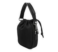 XIUsheUA Borsa per diffusori da esterno Adatto for custodia protettiva for altoparlanti Bluetooth, mano nella con borsa for il trasporto, a rete trasparente for suono(Black STRAPLESS)