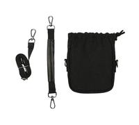 XIUsheUA Borsa per diffusori da esterno Adatto for custodia protettiva for altoparlanti Bluetooth, mano nella con borsa for il trasporto, a rete trasparente for suono(Black With)