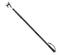 XIUsheUA Ganci telescopici per Barche Ganci for Barche for attracco, prolunga for Asta, telescopica for con Perlina Luminosa, Galleggiante Leggero(Black 1PCS)