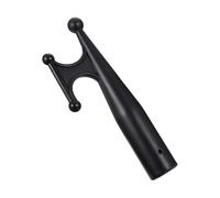 XIUsheUA Ganci telescopici per Barche Gancio for Barca in Nylon, Ancoraggio in plastica Nera, Gancio for Luce da Giardino, Asta telescopica 28 mm, Attacco for