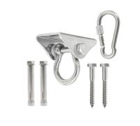 XIUsheUA Supporto Amaca Ganci di Sospensione for Sacchi Pesanti for Altalena in Legno Cemento Set for Amaca da Yoga Sedia for Sabbia capacità 500 kg per Altalena, Yoga, Amaca, Sacco da Boxe(SE-C)