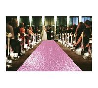 XIUsheUA Tappeto Cerimonia Matrimonio Corridore del corridoio con paillettes Tappeto nuziale all'aperto for la cerimonia di nozze per matrimonio cerimonia chiesa esterno(Pink Gold,360-12ft,60cm-2ft)
