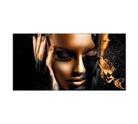 XIUWOUG Poster da parete: Labbra di donna - Arte murale pop per l'arredamento moderno della casa e del soggiorno - Quadri e stampe su tela,A,20x40cm