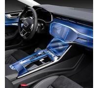 XIUXIYING Pellicola protettiva per console centrale interna dell'auto, in TPU trasparente, antigraffio, pellicola di riparazione per Audi S7 RS7 2021-2023