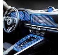 XIUXIYING Pellicola protettiva per console centrale interna dell'auto, in TPU trasparente, antigraffio, pellicola di riparazione per Porsche Carrera 911 2019-2023