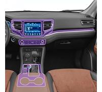 XIUXIYING Pellicola protettiva trasparente in TPU per console centrale interna auto, pellicola protettiva antigraffio per schermo LCD, per Jeep Commander 2018-2021