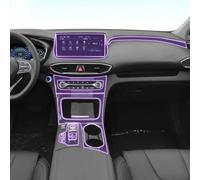 XIUXIYING Pellicola protettiva trasparente in TPU per console centrale interna auto, pellicola protettiva antigraffio per schermo LCD, per Hyundai Santa Fe 2019-2022