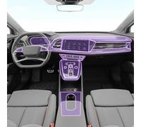 XIUXIYING Pellicola protettiva trasparente in TPU per console centrale interna dell'auto, pellicola protettiva antigraffio per Audi Q4 e-tron 2022-2024