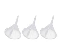 XIUXIYIXIA 3 pz/set piccolo imbuto trasparente imbuto liquido trasferimento imbuto imbuto polvere imbuto per oli essenziali profumi