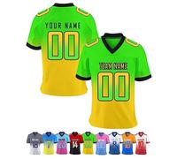 Xiuyours Maglietta T-Shirt Uomo Sportiva Personalizzata con Nome Numero Logo Maglia Personalizzabile per Bambini Donna, Personalizzato Manica Corta Sportiva Asciugatura Rapida, S-7XL