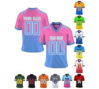 Xiuyours Maglietta T-Shirt Uomo Sportiva Personalizzata con Nome Numero Logo Maglia Personalizzabile per Bambini Donna, Personalizzato Manica Corta Sportiva Asciugatura Rapida, S-7XL