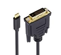 xiwai 1080P USB-C Tipo C a DVI USB 3.1 Display Monitor Cavo per Laptop 1.8m