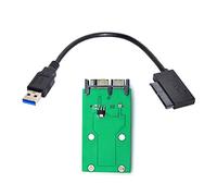 xiwai Adattatore da USB 3.0 a mSATA 50 pin SSD e 1,8" Micro SATA 7+9 16 pin adattatore PCBA