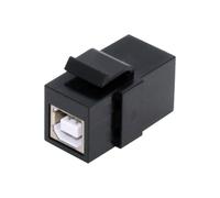 xiwai Adattatore Keystone USB2.0 USB Tipo A femmina a tipo B femmina Accoppiatore Estensione Keystone Jack Inserto Connettore Presa per Pannello Piastra a Parete Cavo USB