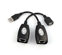 xiwai Adattatore prolunga USB fino a 45,7 m con cavo LAN CAT5 RJ45