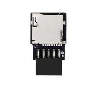 xiwai Adattatore USB 2.0 da connettore a 9 pin e 10 pin a scheda Micro-SD | Adattatore DOM da 2,54 mm per lettore/scrittore di schede TF con connettore maschio a 9 pin per scheda madre da 480 Mbps