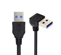 xiwai Cavo dati da USB 3.0 ad angolo di tipo A maschio a dritto 3.0 tipo A maschio, 5 Gbps, con angolo di 90 gradi, 40 cm