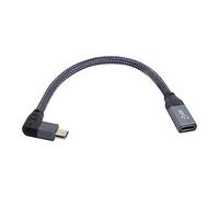 xiwai Cavo dati USB-C USB 3.1 tipo C maschio a femmina ad angolo sinistro con custodia per computer portatile