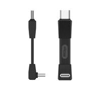 xiwai Cavo di estensione USB5.0 80 Gbps con angolo di 90 gradi, piatto e sottile, maschio-maschio, corto, 240 W, 16 K, 8 K, 60 Hz, 5 K, compatibile con USB4.0 Thunderbolt 3/4/5 da 40 Gbps