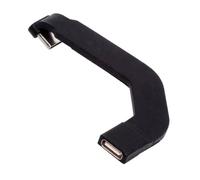 xiwai Cavo di prolunga angolare USB, piatto, corto, ultra sottile, tipo C a USB-C, connettore per ricarica rapida da 65 W per tablet e telefono.