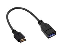 Xiwai - Cavo di prolunga da USB 3.1 a USB 3.0 tipo A femmina, 20 cm, per intestazione pannello frontale