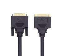 xiwai Cavo di prolunga DVI 24+1 maschio a femmina, 50 cm, DVI-D Dual Link Digital Video per monitor, proiettore, televisione