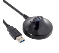 xiwai - Cavo di prolunga per docking station USB 3.0 da maschio a femmina, 5 Gbps, per telefono e computer portatile, 0,8 m