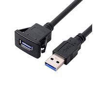 xiwai Cavo di prolunga USB 3.0 impermeabile da 1 m, impermeabile, per cruscotto dell'auto