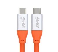 xiwai Cavo di ricarica e dati da USB 3.2 Gen 2 Type-C maschio a USB C maschio 2,5 m, 20 Gbps ad alta flessibilità ultra morbido 100 W 8K 5K 4K Monitor Display USB4.0 Cavo super flessibile perfetto per