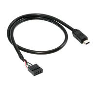 xiwai Cavo esteso USB 2.0 9pin 10pin scheda madre a mini USB 5 pin adattatore 50 cm per mini monitor sensore pannello fotocamera