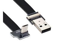 xiwai Cavo FPC piatto sottile da USB 2.0 tipo A maschio a micro USB 5 pin maschio, 0,2 m, per FPV, disco e telefono