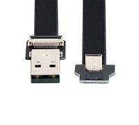 Xiwai Cavo FPC piatto sottile da USB 2.0 tipo A maschio a micro USB 5 pin maschio, 0,5 m, per FPV, disco e telefono