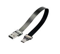 xiwai Cavo FPC piatto sottile da USB 2.0 tipo A maschio a USB-C tipo C maschio, 0,2 m, per FPV, disco e telefono