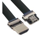 xiwai CYFPV HDMI Maschio a Micro HDMI Femmina Prolunga FPC Cavo Piatto 1080P per FPV HDTV Multicopter Fotografia Aerea (0.2M)