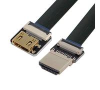 xiwai CYFPV HDMI Maschio a Mini HDMI Femmina Prolunga FPC Cavo Piatto 1080P per FPV HDTV Multicopter Fotografia Aerea (0.5M)