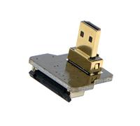 Xiwai CYFPV Micro HDMI tipo D maschio ad angolo 90 gradi per FPV HDTV Multicopter Fotografia aerea