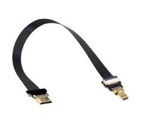 xiwai CYFPV Mini HDMI Maschio a Micro HDMI Maschio Prolunga FPC Cavo Piatto 1080P per FPV HDTV Multicopter Fotografia Aerea (0.2M)
