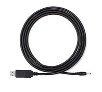 xiwai DC 5V a DC 12V USB Voltage Riser Boost Alimentazione USB 2.0 Tipo A Cavo con DC 3.5x1.3mm, USB DC 5V a DC 12V Converter 1M