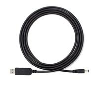 xiwai DC 5V a DC 12V USB Voltage Riser Boost Alimentazione USB 2.0 Tipo A Cavo con DC 5.5x2.1mm, USB DC 5V a DC 12V Converter 1M