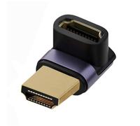 xiwai HDMI 8K maschio a HDMI 2.1 femmina verticale 90 gradi verso l'alto adattatore di prolunga UHD 8K 60Hz HDTV