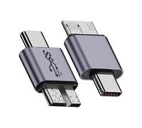 xiwai Micro USB 3.0 maschio a USB-C USB 3.1 tipo C maschio adattatore dati 10Gbps convertitore di alimentazione per laptop PC SSD Disk