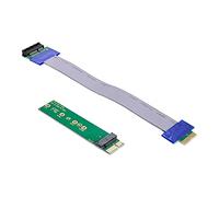 xiwai NGFF M-Key NVME AHCI SSD a PCI-E 3.0 1x x1 adattatore verticale con cavo di prolunga maschio a femmina