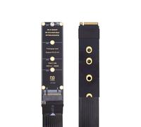 xiwai NGFF M-Key NVME SSD Extender Card con PCI-E 4.0 Cavo di prolunga PCI Express flessibile 30 cm Adattatore Riser per scheda madre SSD 2230/2242/2260/2280