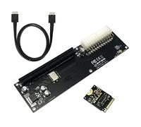 xiwai Oculink SFF-8611 Cavo dati, scheda PCI-E 3.0 - Adattatore PCI Express M.2 M-Key a SFF-8612 per scheda grafica esterna GPD Win Max2 e SSD